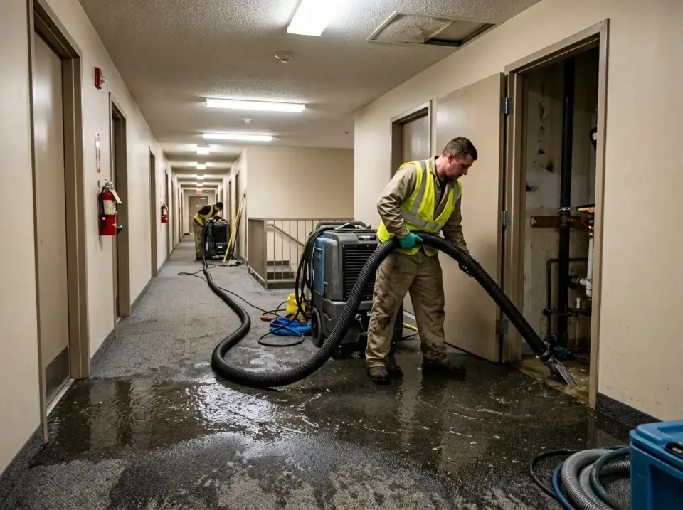 multi-unit-apartment-hallway-f-005 — frequently asked questions, Emergency Burst Pipe Water Extraction & Removal in Weatherl…